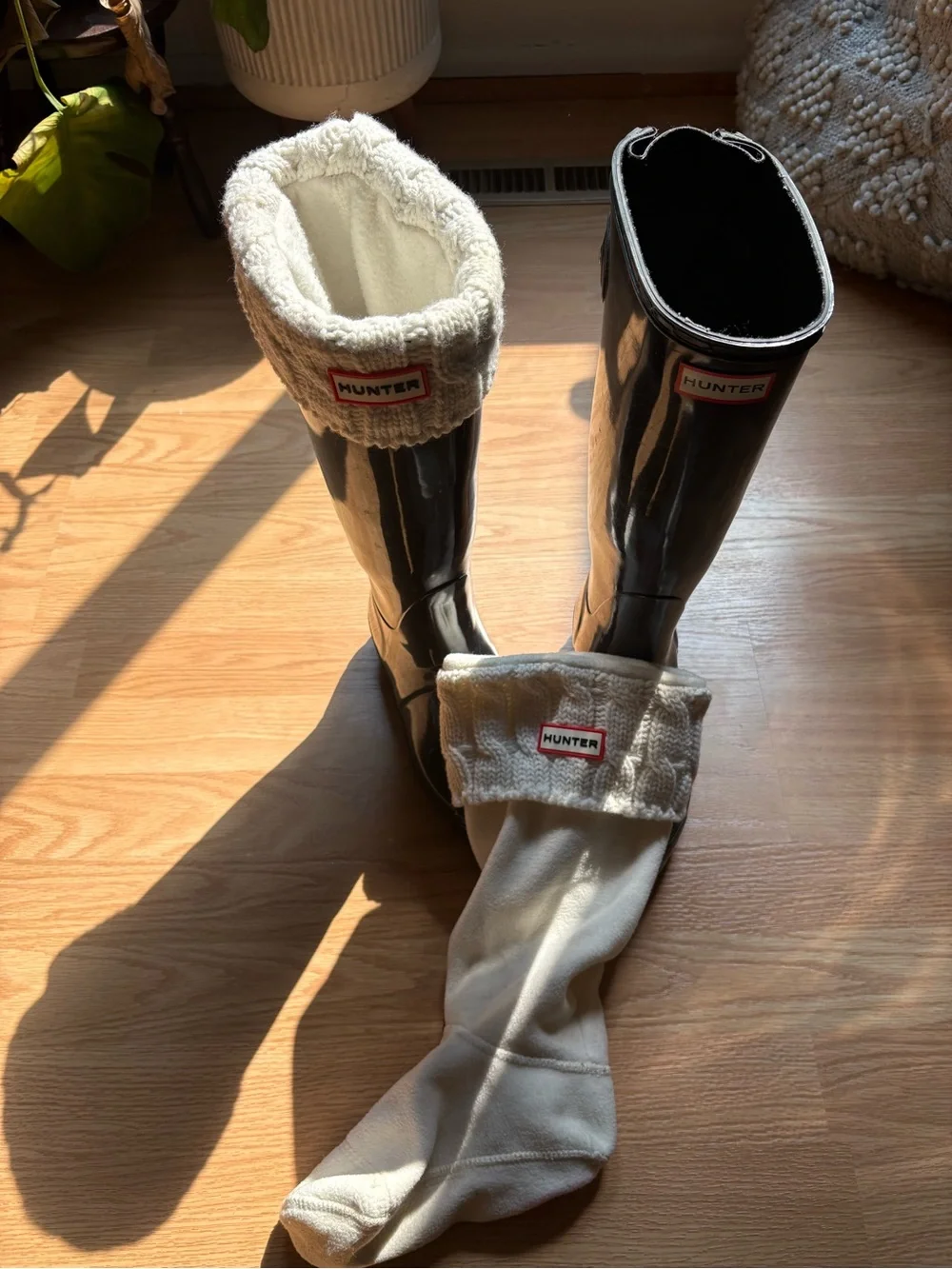 Womens Tall Black Hunter Rain Boots